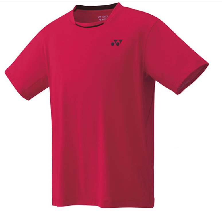 Yonex 10293 Men's Crew Neck T-shirt (Dark Red)