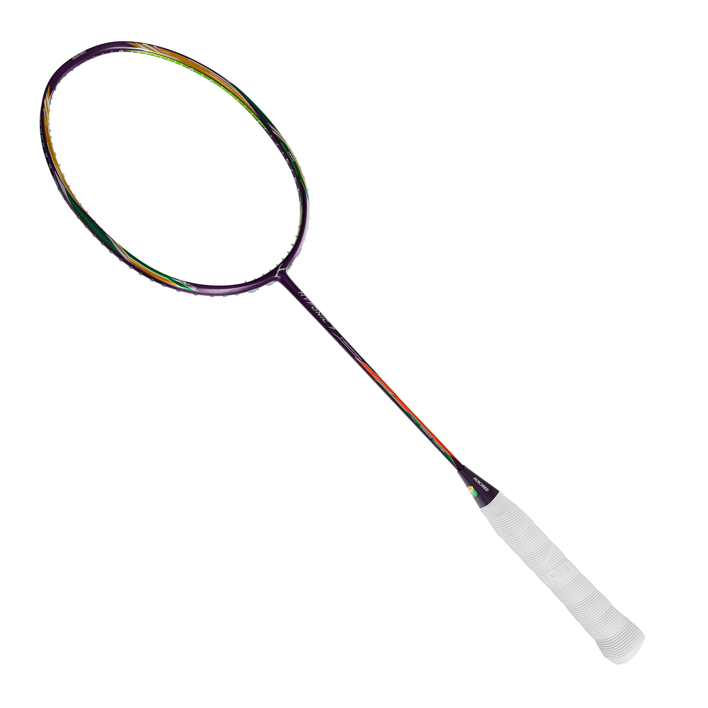 Hundred Hyfonic 7 Badminton Racket (Dark Purple/Green)