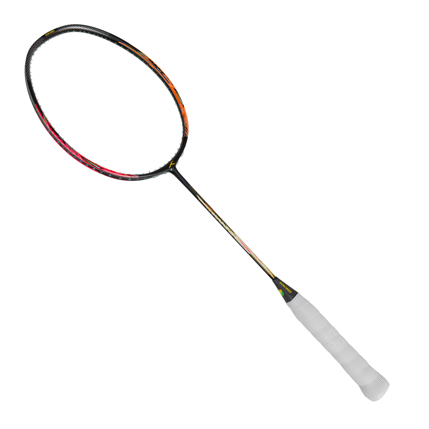 Hundred Flareon 700 Badminton Racket (Black/Orange/Pink)