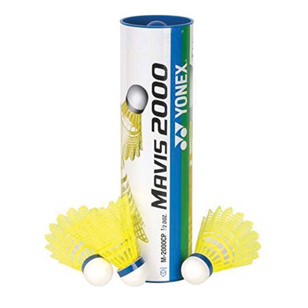 Yonex Mavis 2000 Nylon Shuttlecock Yellow bulk (10 tubes)