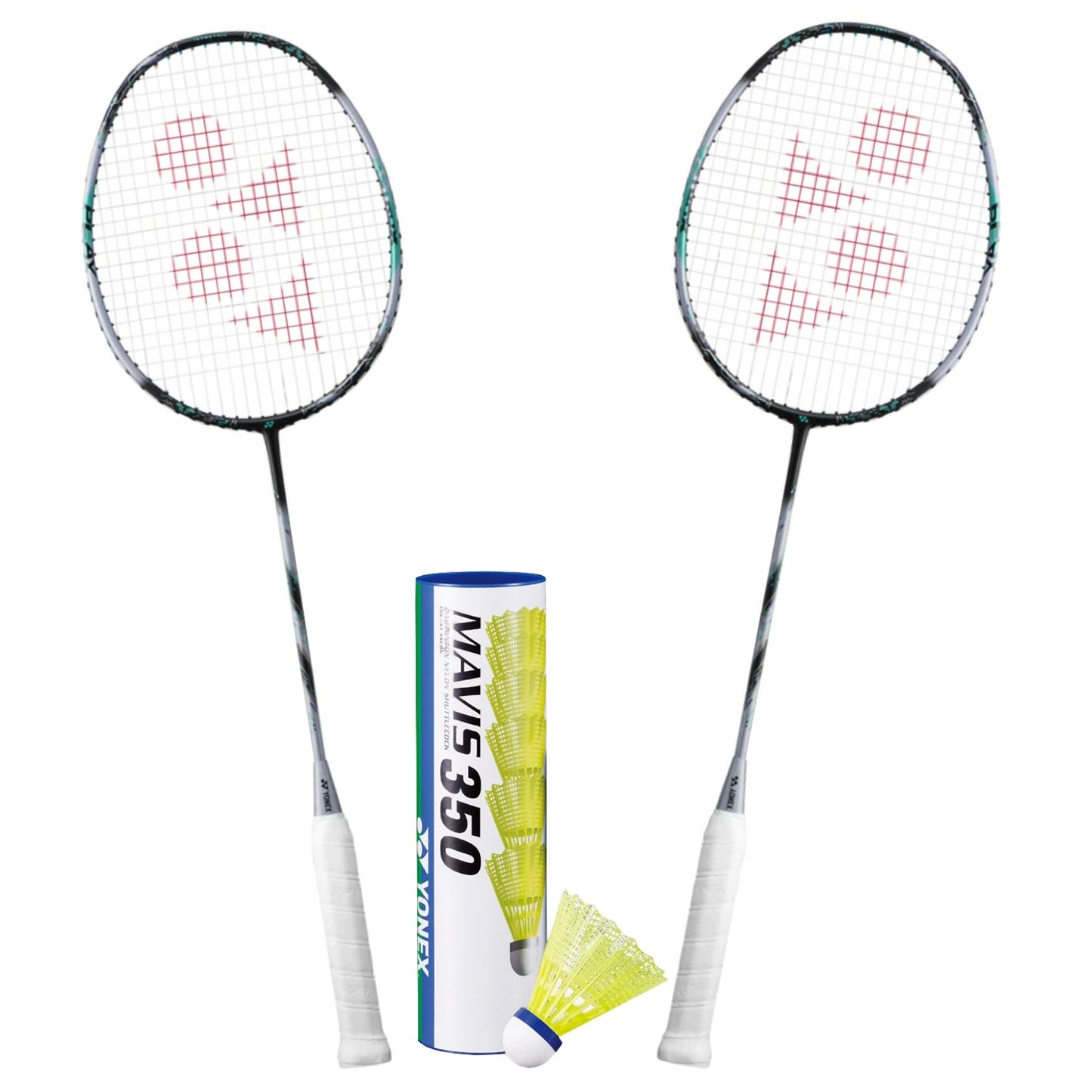 Yonex Badminton Combo Set (2 Astrox 88 Play Rackets + 1 tube of Mavis 350 Shuttlecock)