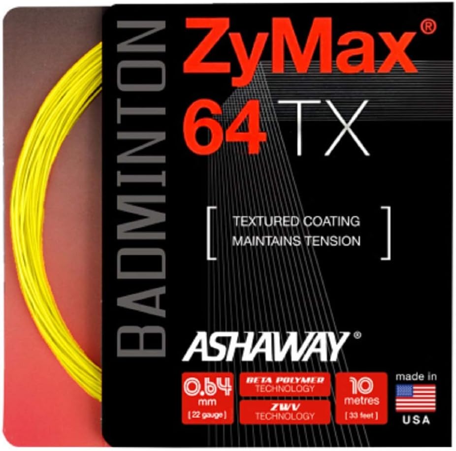 Ashaway Zymax 64 TX Badminton String Set (10m)