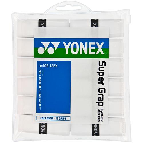 Yonex AC102-12EX Super Grap Overgrip (12 Pack)