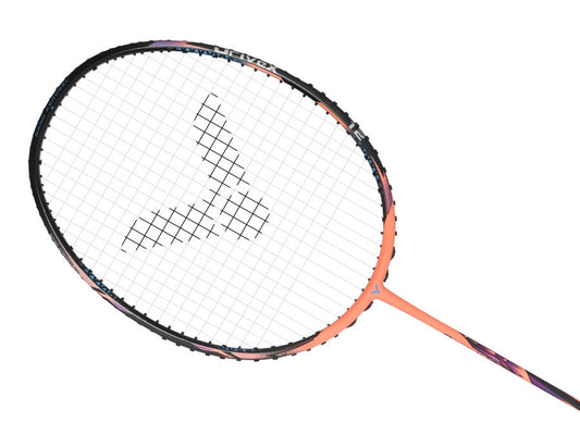 Victor DriveX 12 Metallic Badminton Racket (Orange/Black) 2025