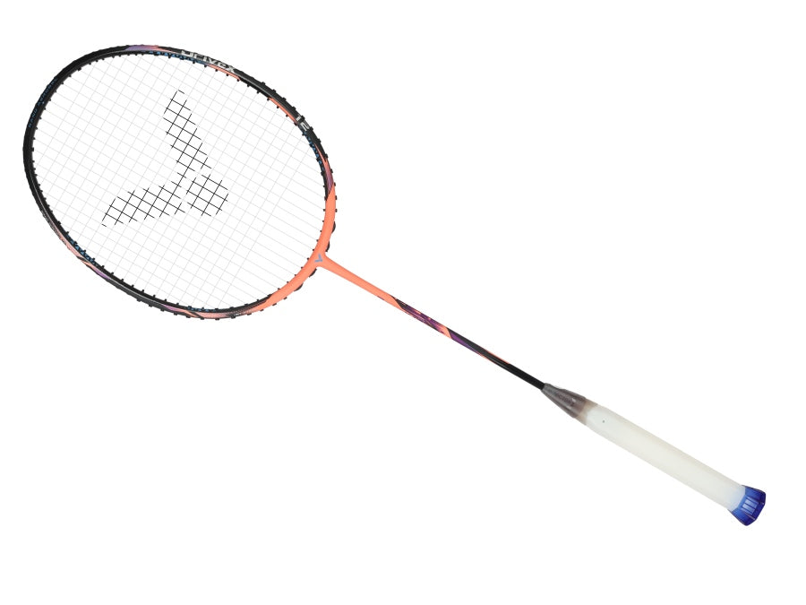 Victor DriveX 12 Metallic Badminton Racket (Orange/Black) 2025