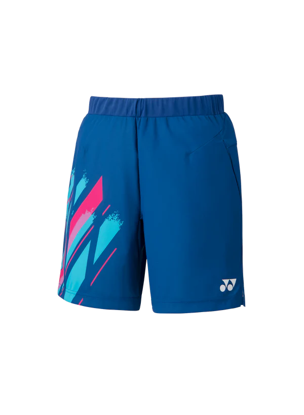 Yonex 15117 Tournament Style Men's Shorts (Blue)