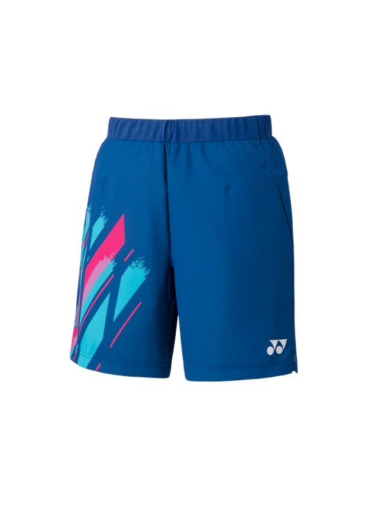 Yonex 15117 Tournament Style Men's Shorts (Blue)