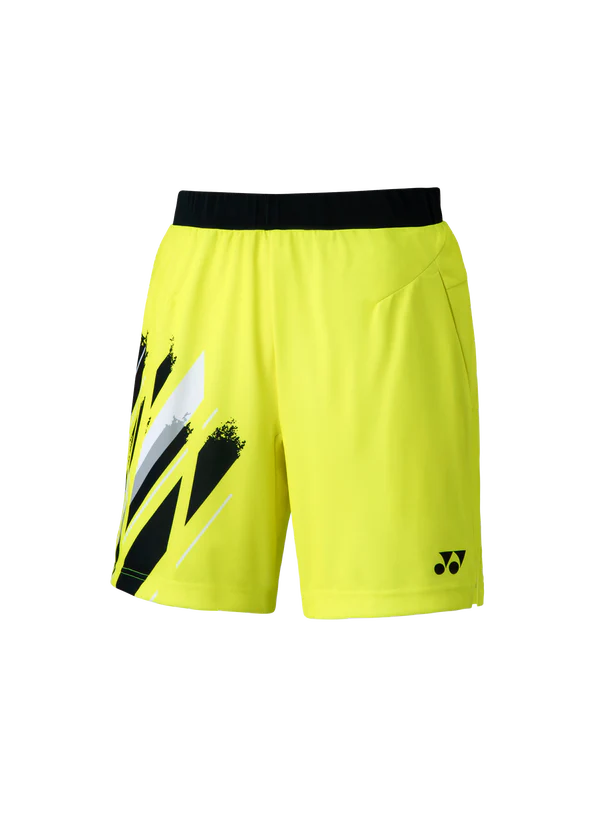 Yonex 15117 Tournament Style Men's Shorts (Yellow)