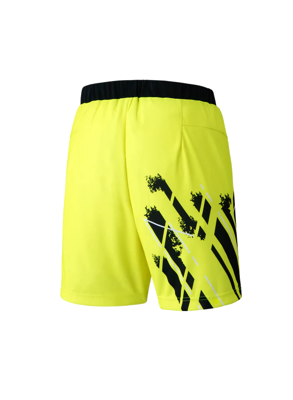 Yonex 15117 Tournament Style Men's Shorts (Yellow)