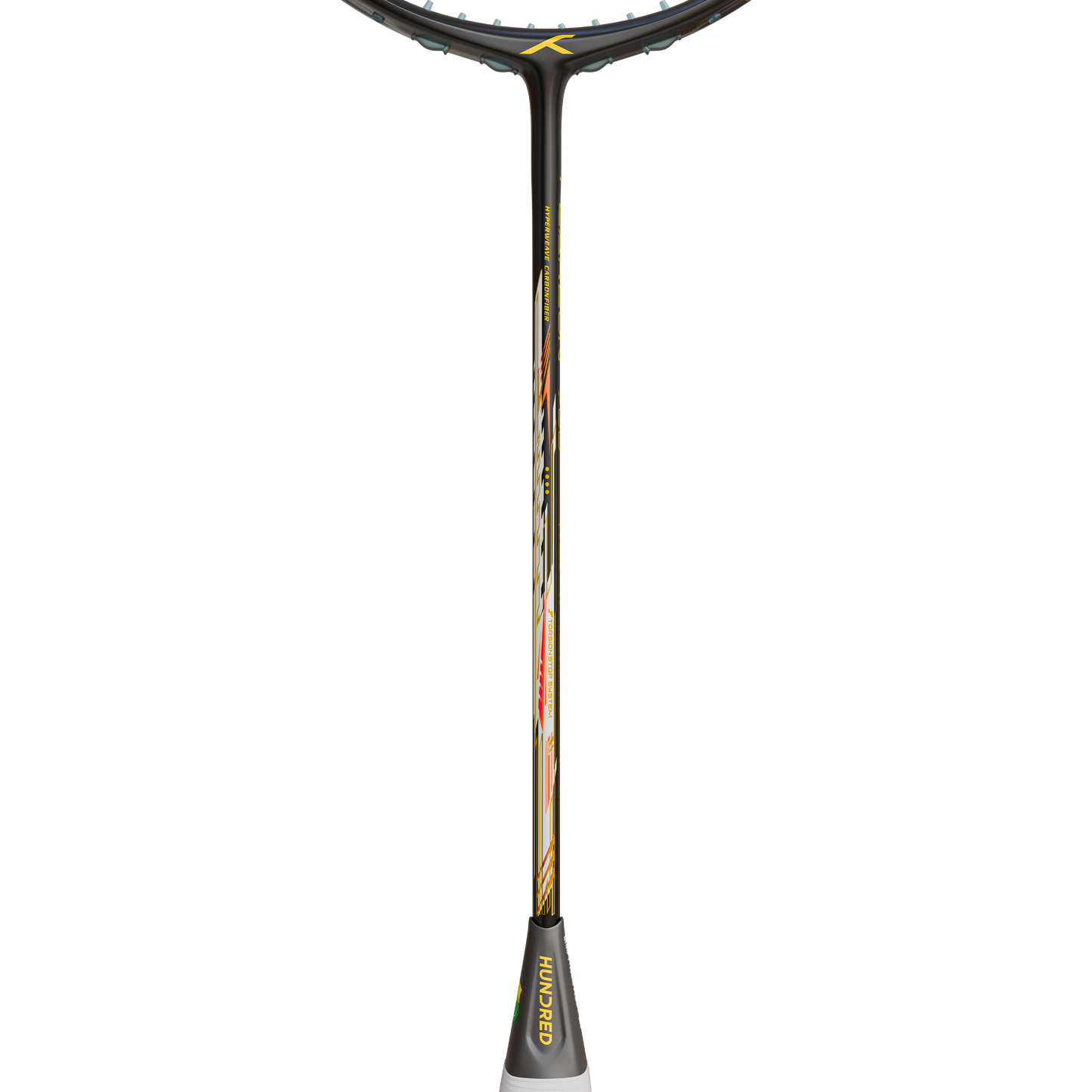 Hundred Flareon 700 Badminton Racket (Black/Orange/Pink)