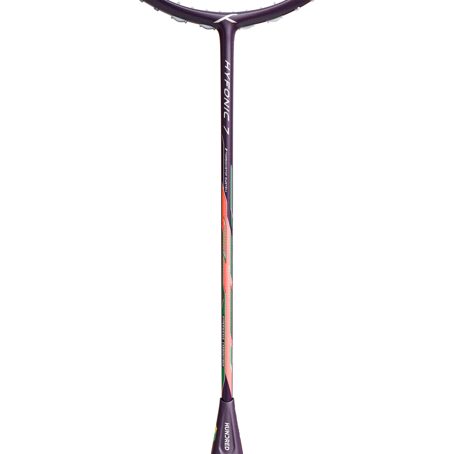 Hundred Hyfonic 7 Badminton Racket (Dark Purple/Green)