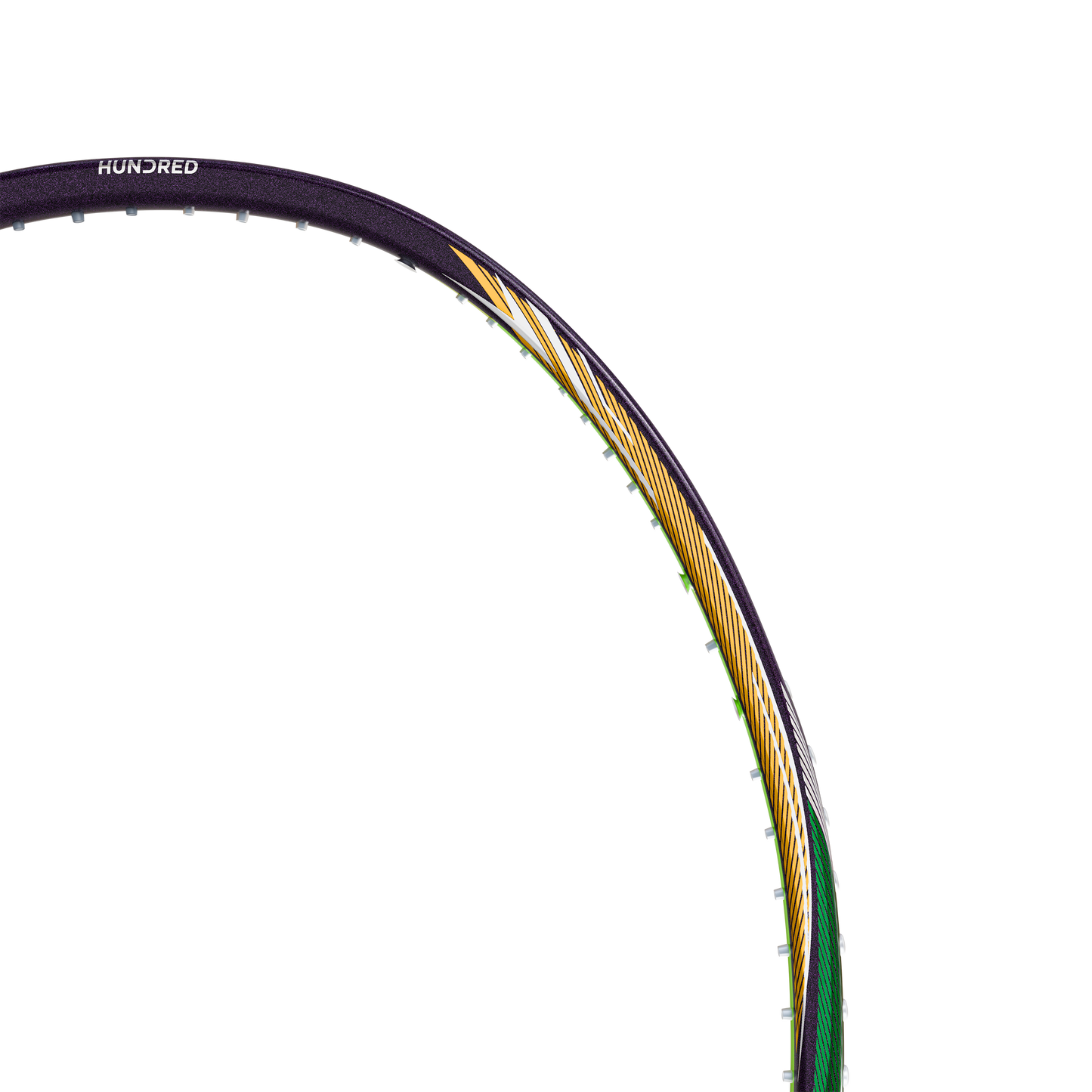 Hundred Hyfonic 7 Badminton Racket (Dark Purple/Green)
