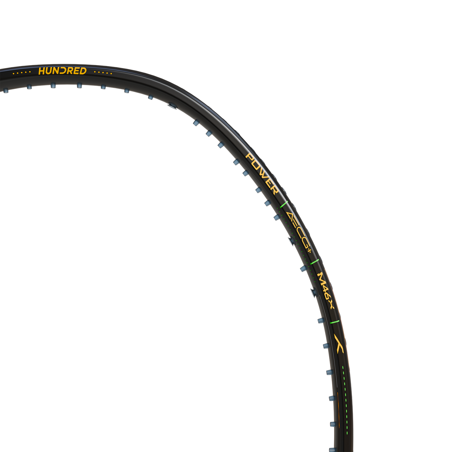 Hundred Nitrix Venom 70 Badminton Racket (Black/Green)