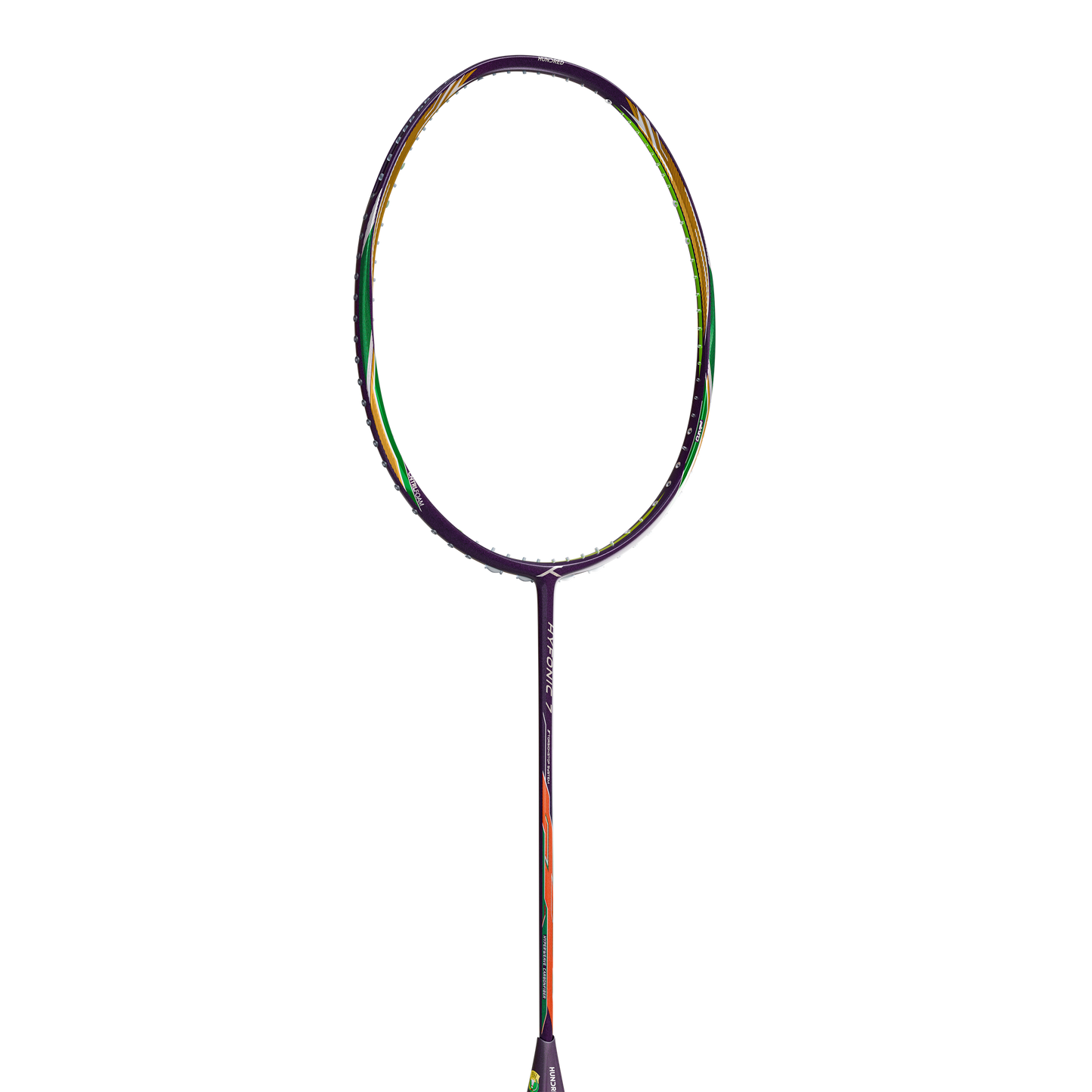 Hundred Hyfonic 7 Badminton Racket (Dark Purple/Green)