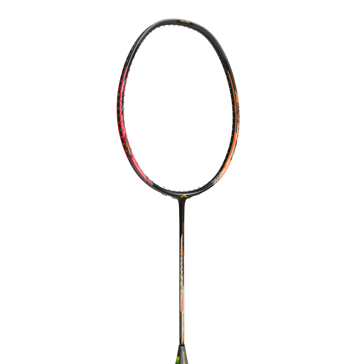 Hundred Flareon 700 Badminton Racket (Black/Orange/Pink)