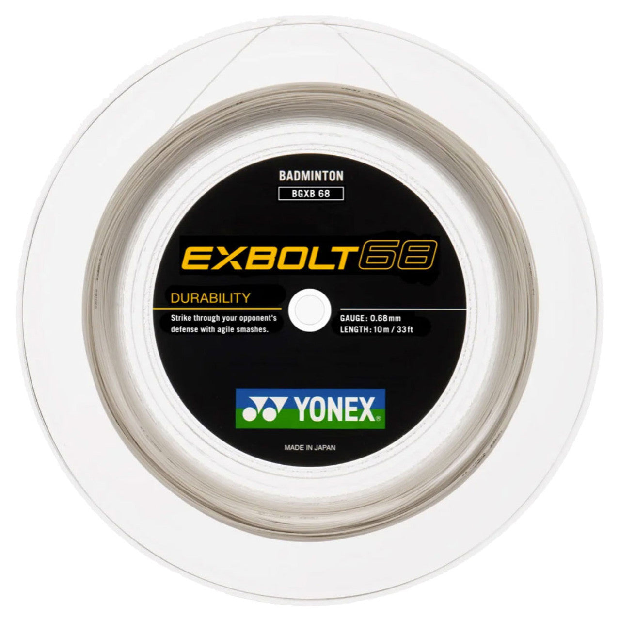 Yonex Exbolt 68 Badminton String Reel (200m)