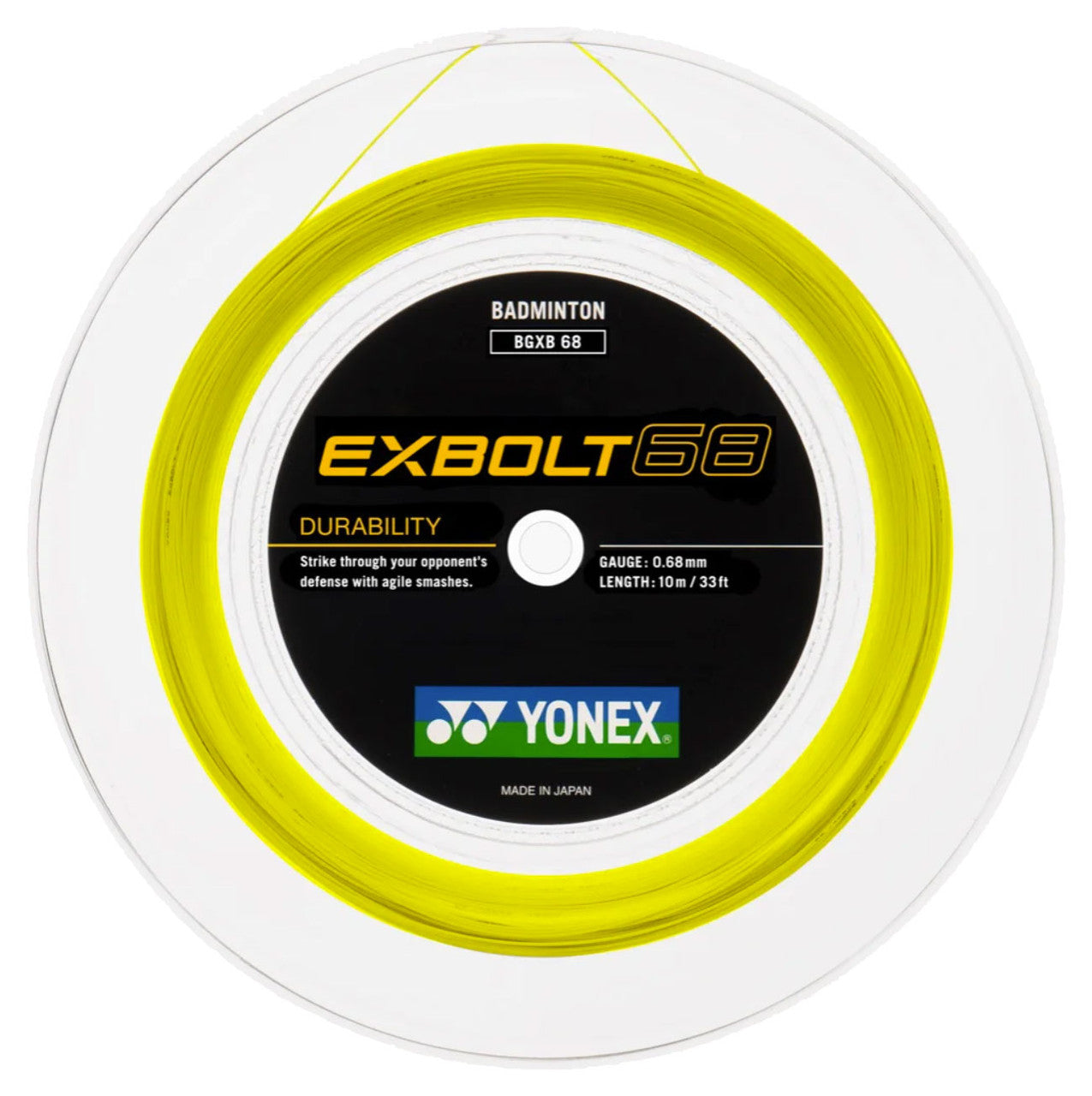 Yonex Exbolt 68 Badminton String Reel (200m)