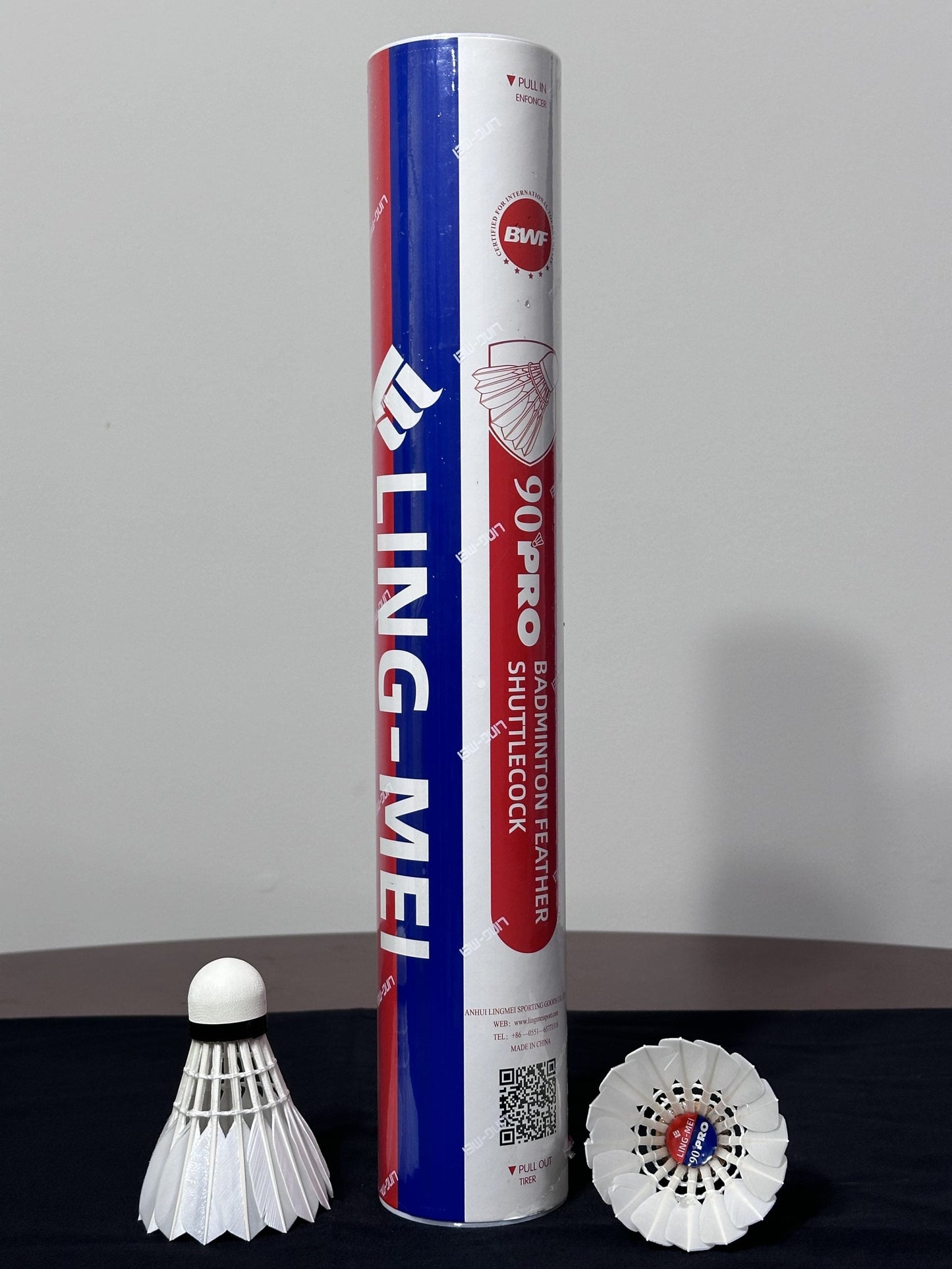 LingMei 90 Pro Badminton Shuttlecock (Goose Feather)