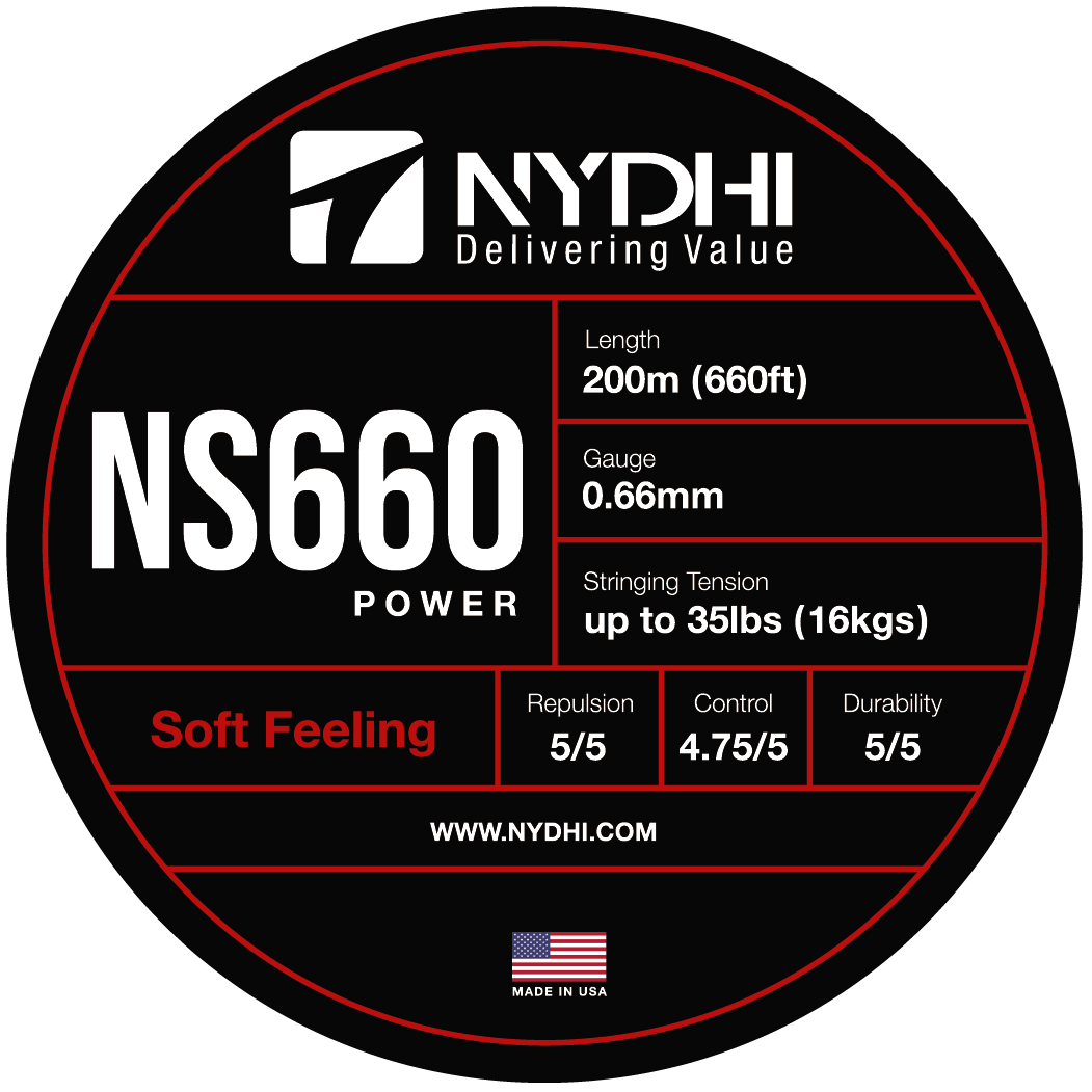 Nydhi NS660 Power (Repulsion) Badminton String Reel (200m)