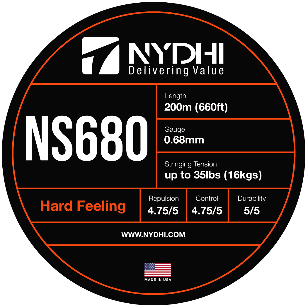 Nydhi NS680 (Repulsion & Durability) Badminton String Reel (200m)