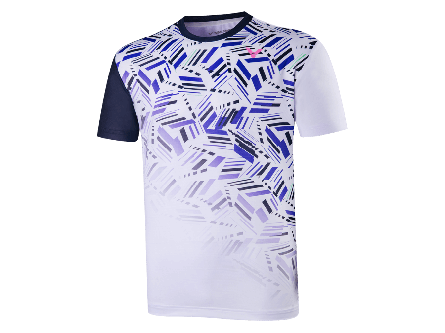 Victor T-25001TD A Men's Dry Fit Sports T-Shirt (White)