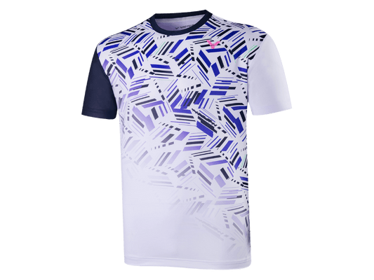 Victor T-25001TD A Men's Dry Fit Sports T-Shirt (White)