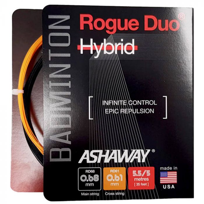 Ashaway Rogue Duo Hybrid Badminton String Set (10.5m)
