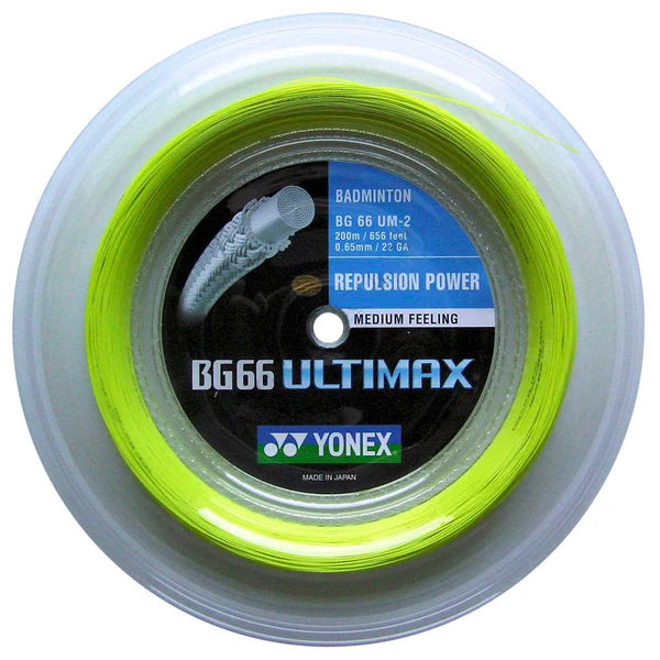 Yonex BG66 Ultimax Badminton String Reel (200m)