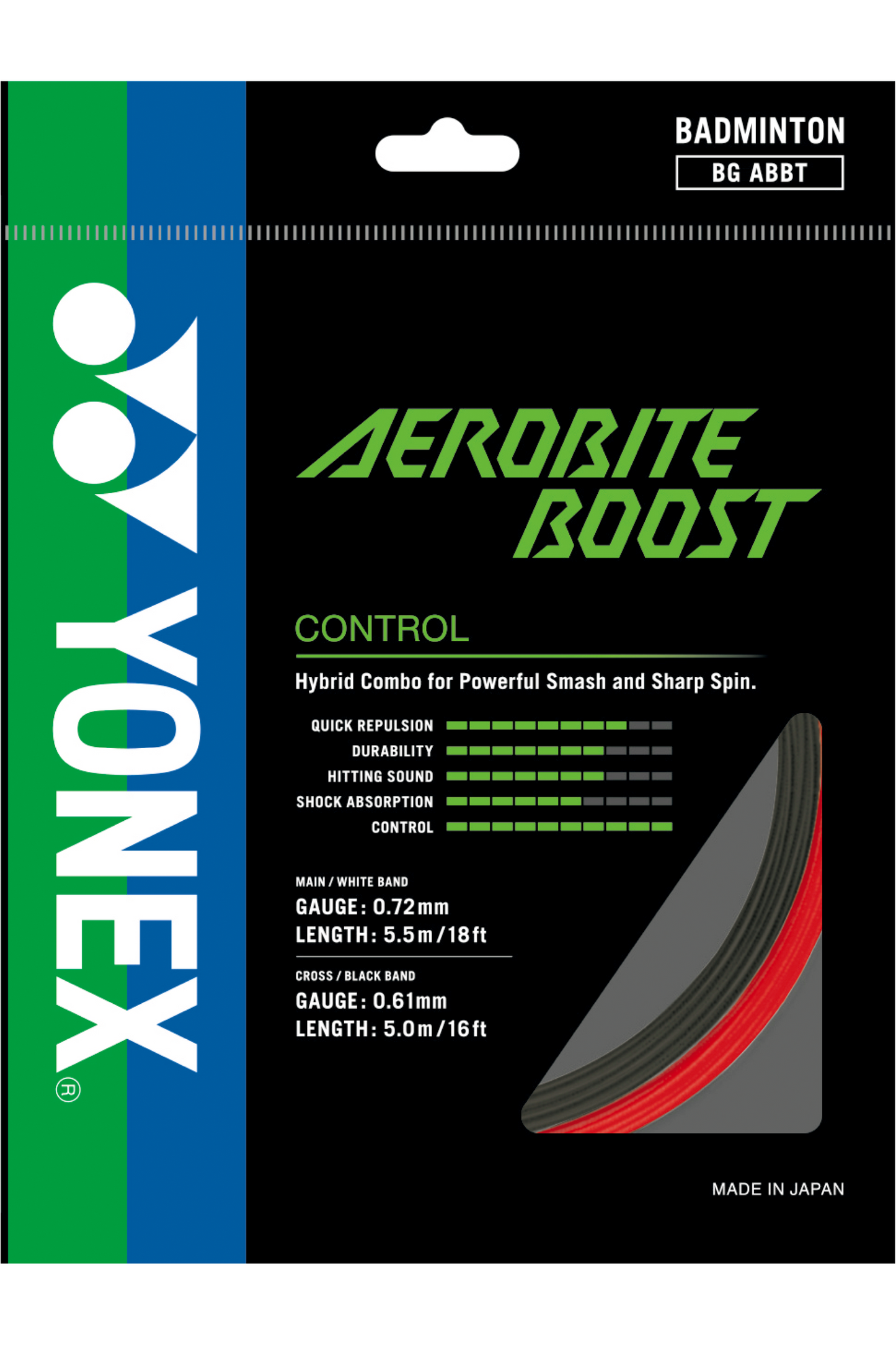 Yonex Aerobite Boost Badminton String Set