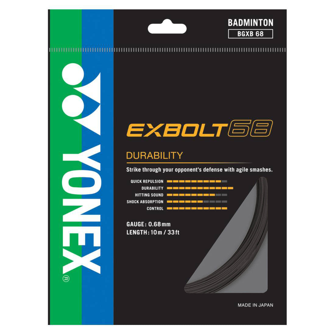 Yonex Exbolt 68 Badminton String Set (10m)