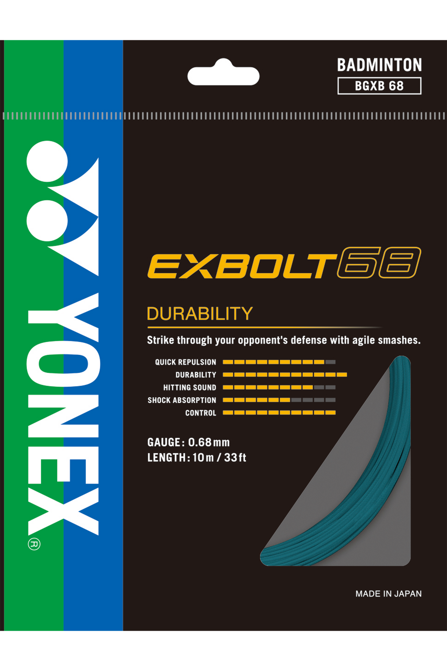 Yonex Exbolt 68 Badminton String Set (10m)
