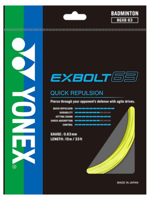 Yonex Exbolt 63 Badminton String Set (10m)
