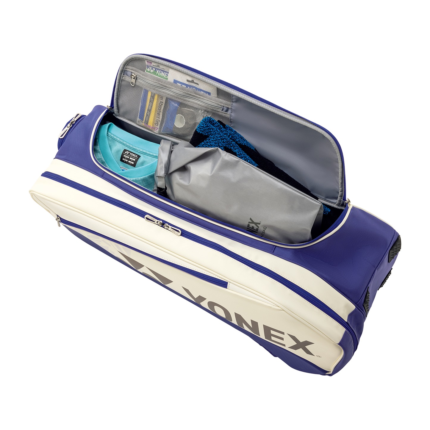 Yonex Expert Racket Bag 6 Pcs BAG02526 (White/Deep Blue)