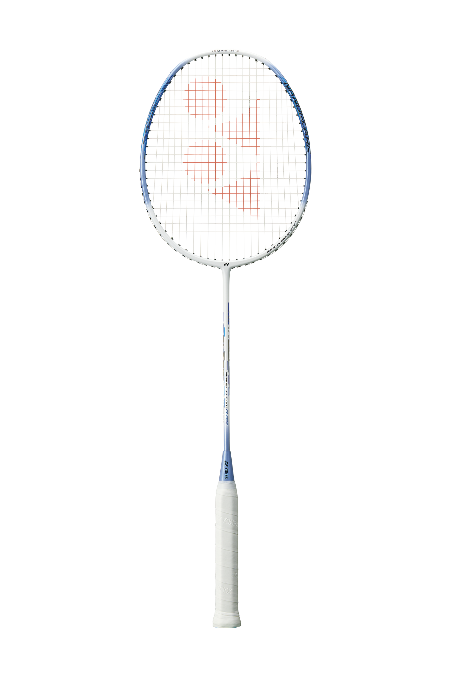 Yonex NanoFlare 001 Clear Badminton Racket (White/Sax)