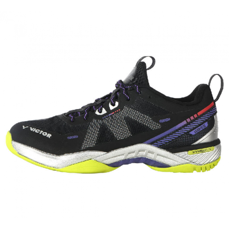 Victor S82III Professional Badminton Shoes (Black)