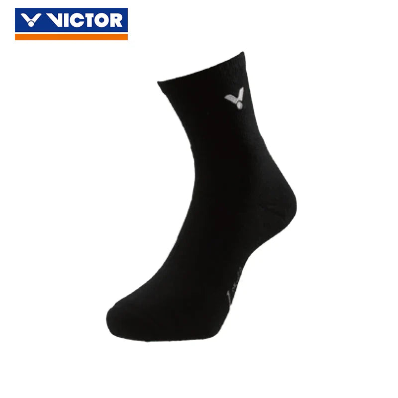 Victor Unisex Sport Quarter Socks Large SK-190C (Black)