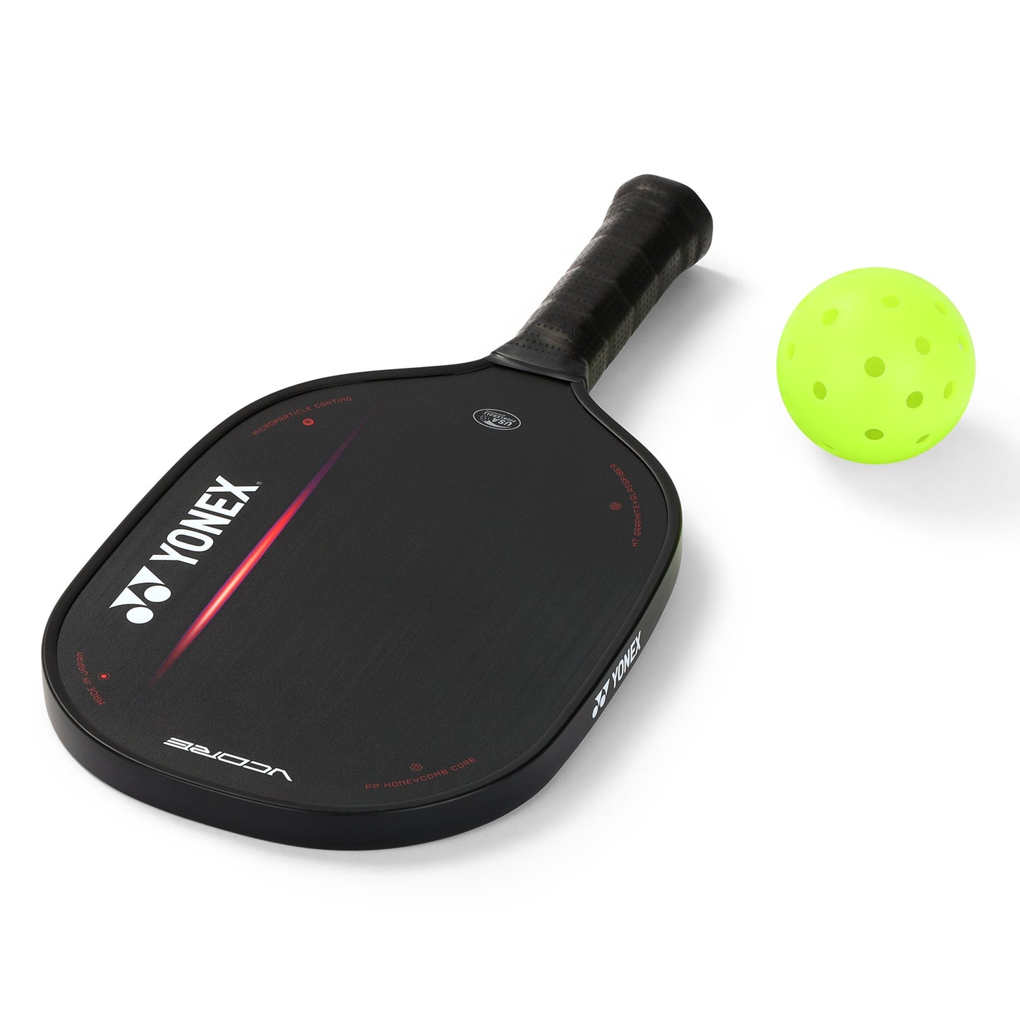 Yonex VCore Midweight Pickleball Paddle (Black)