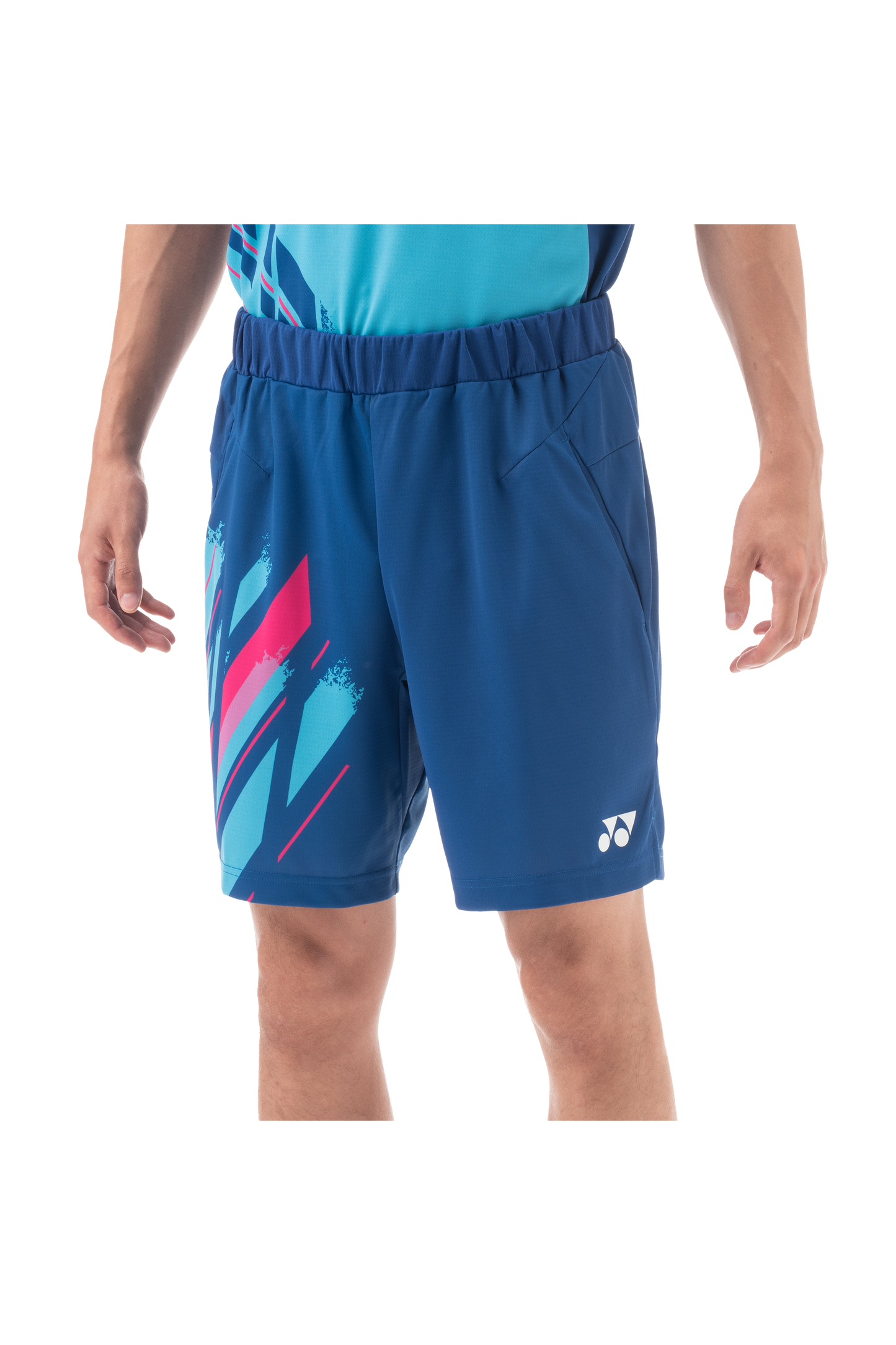 Yonex 15117 Tournament Style Men's Shorts (Blue)