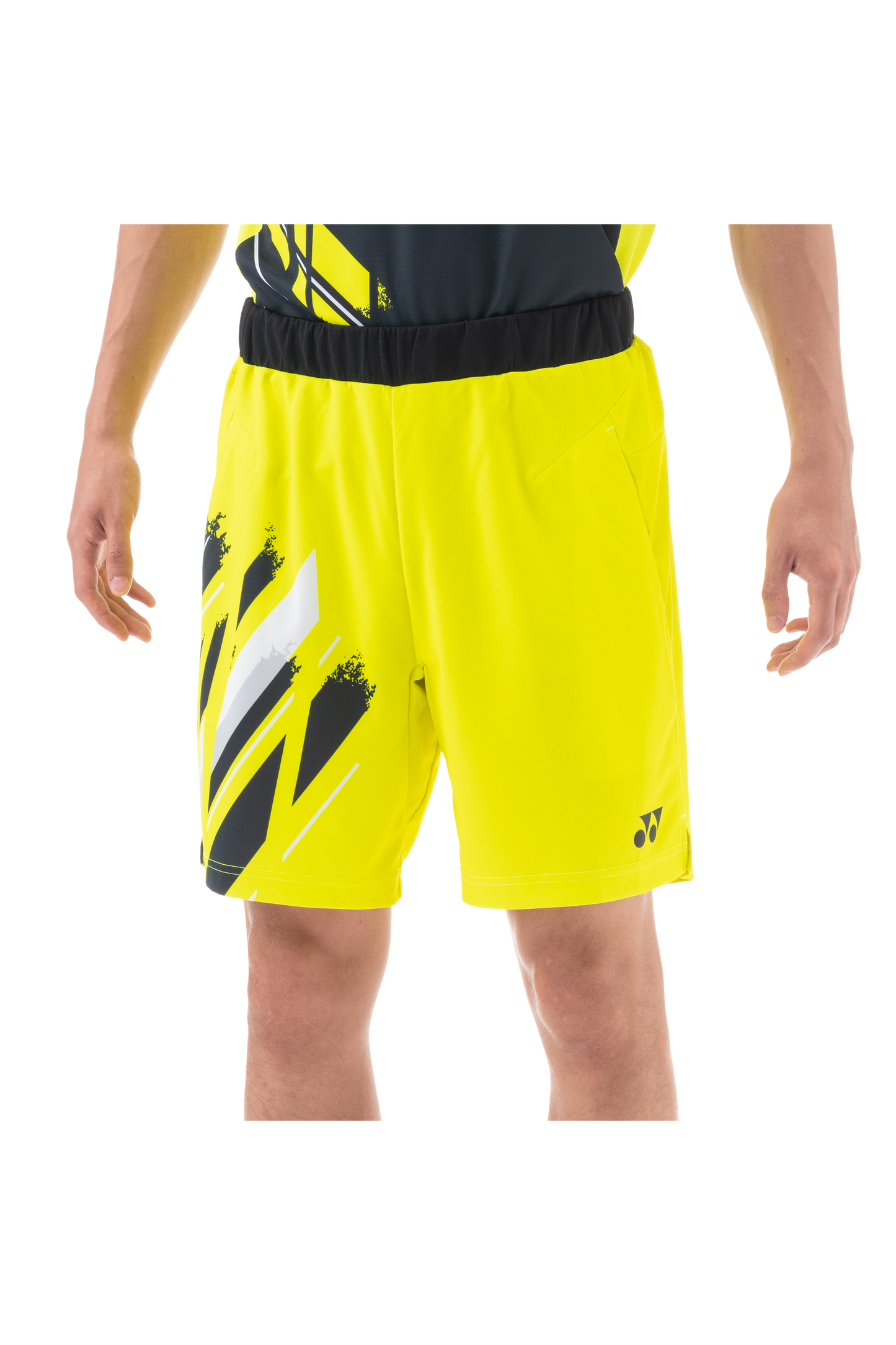 Yonex 15117 Tournament Style Men's Shorts (Yellow)