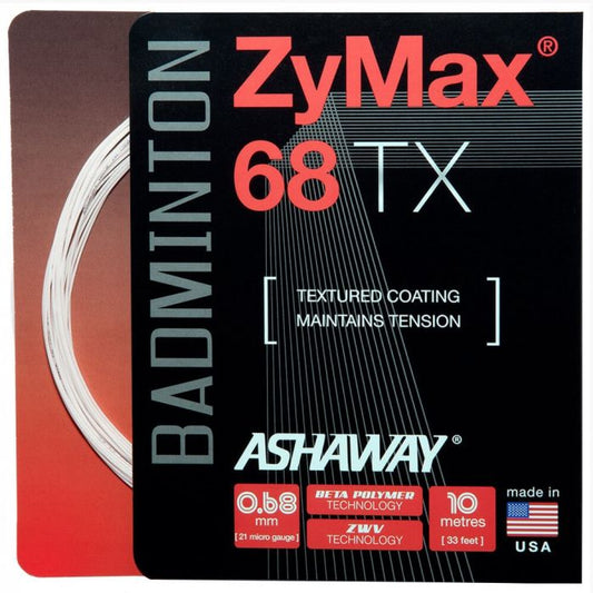 Ashaway Zymax 68 TX Badminton String Set (10m)